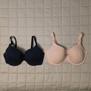 VS Women's Intimates Set - Navy and Blush Bras
